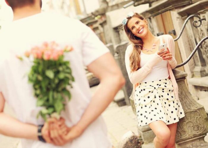Girl on a date