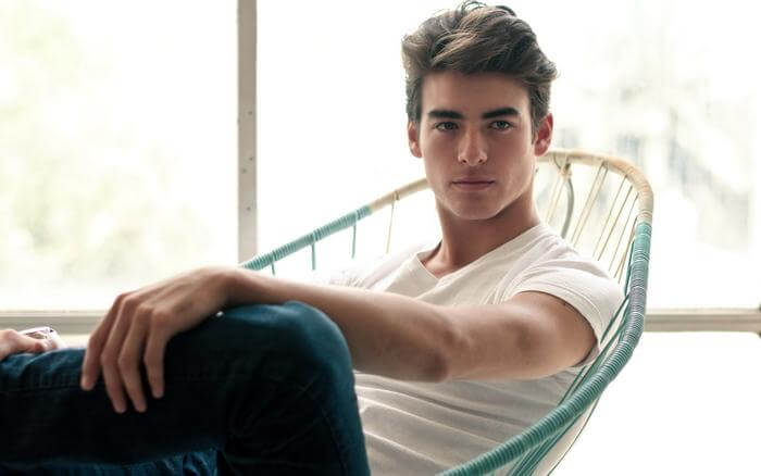 Young men dating